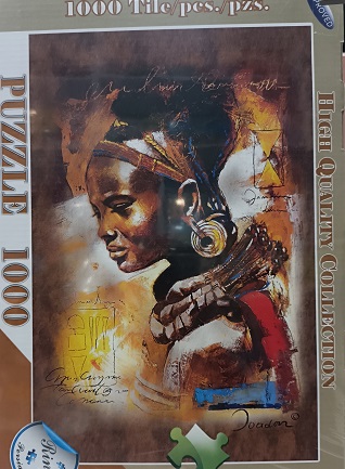 پازل 1000 تکه طرح زن سرخ پوست 0354 رینگ