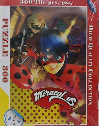 پازل 300 تکه طرح دختر کفشدوزکی مدل 631