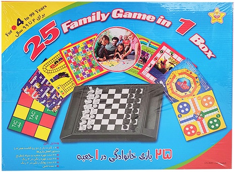 25 بازی خانوادگی در یک جعبه