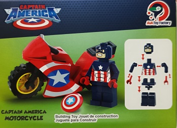 لگو 18 قطعه قهرمانان موتورسوار ای ام تی - تصویر 2